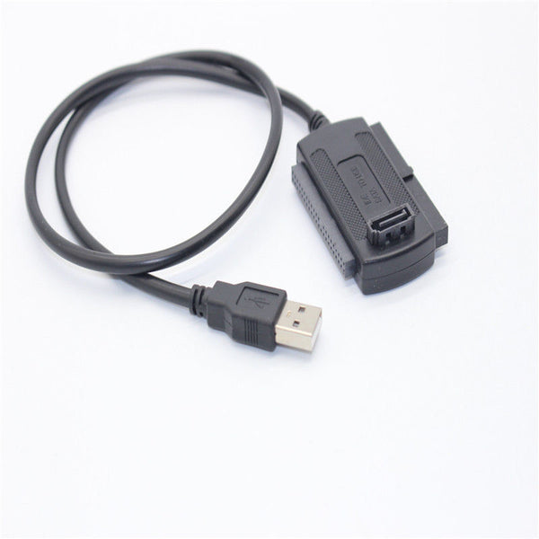 HDD USB 2.0 To IDE 40 pin SATA 2.5" 3.5"Converter Adapter Cable External Hard Disk