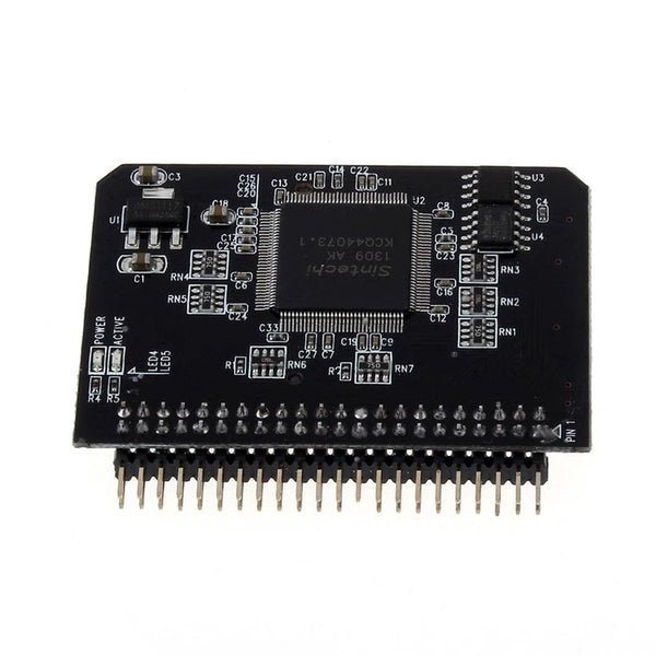 SD SDHC SDXC MMC Memory Card to IDE 2.5" 44 Pin Male Adapter Converter Black