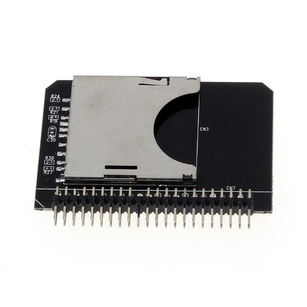 SD SDHC SDXC MMC Memory Card to IDE 2.5" 44 Pin Male Adapter Converter Black