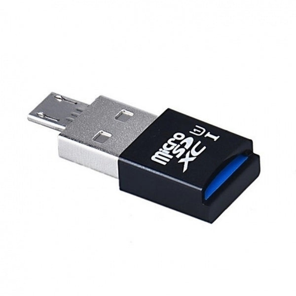Mini Size USB 3.0 to Micro SD SDXC TF Card Reader with Micro USB5pin OTG Adapter for Tablet Cell Phone