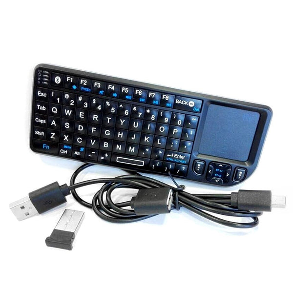 RII RT-MWK02 Bluetooth Touchpad Mini Wireless Keyboard Mouse Combo Key Board