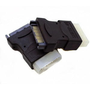 SATA 15 P Pin Power connector male to Molex 4P IDE Male Hard Drive Adapter