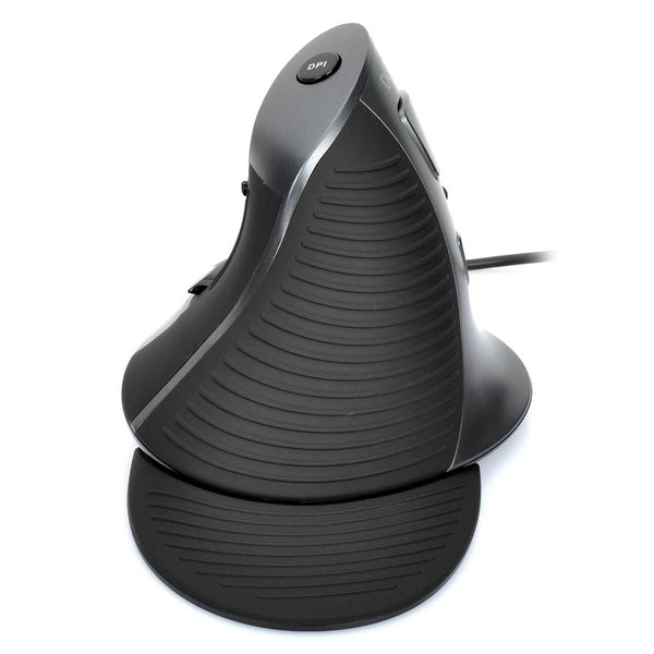 High Precision Wired 2400DPI USB Upright Vertical Optical Mouse Wrist Pain