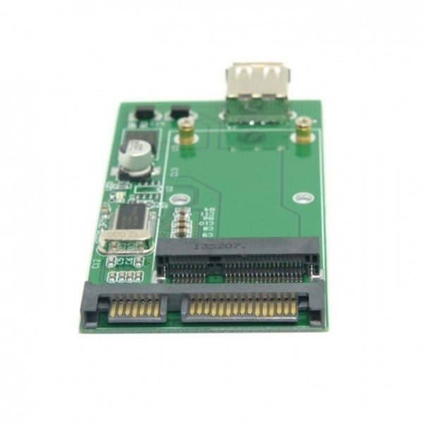 Mini pcie mSATA SSD to 2.5" SATA 6.0 G bps and mSATA SSD to USB 2.0 adapter card