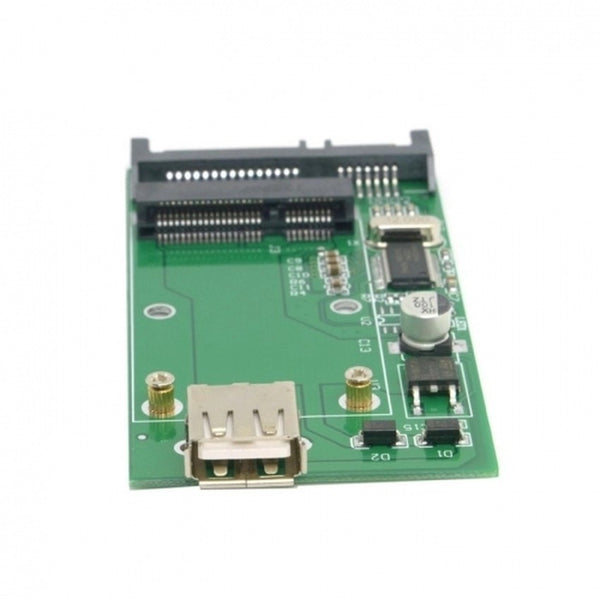Mini pcie mSATA SSD to 2.5" SATA 6.0 G bps and mSATA SSD to USB 2.0 adapter card