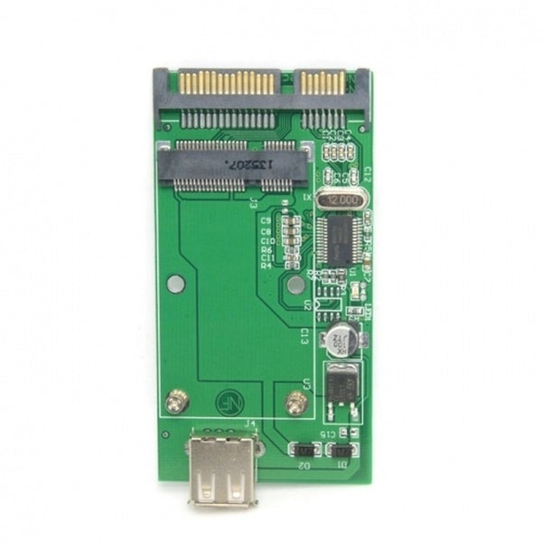 Mini pcie mSATA SSD to 2.5" SATA 6.0 G bps and mSATA SSD to USB 2.0 adapter card