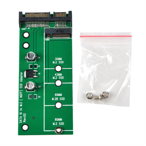 SATA III to M.2 NGFF SSD Disk Converter Adapter Card for DOS Windows Win
