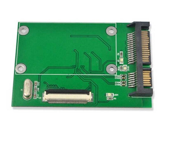 1.8" ZIF LIF CE HDD PC Hard Disk Drive SSD to 7+15 22 Pin SATA Adapter Converter