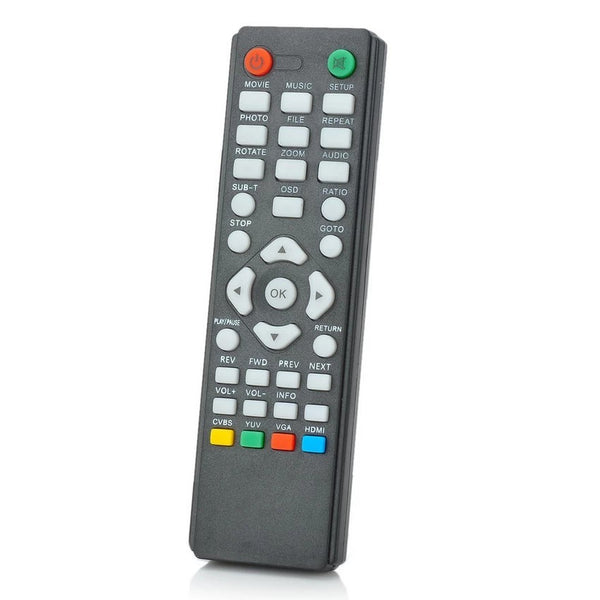 Mini 1080P Full HD Media Video Player with AV YPrPb HDMI USB SD MMC Black