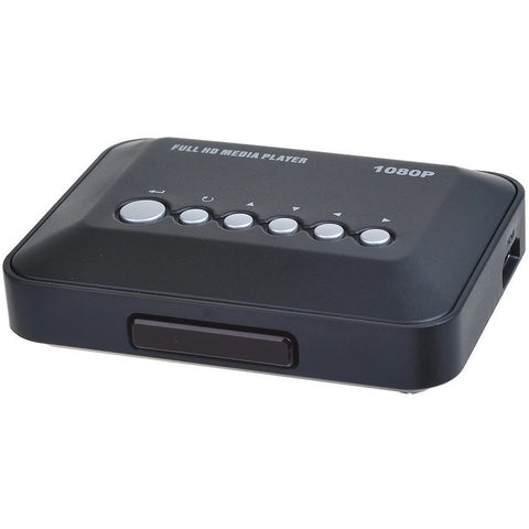 Mini 1080P Full HD Media Video Player with AV YPrPb HDMI USB SD MMC Black