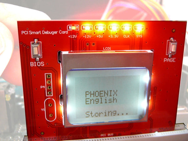 BIOS CPU RAM Test PCI PC Computer Analyzer Tester Diagnostic Card LCD Display