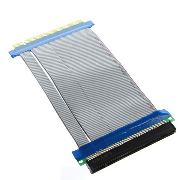 PCI E Express PCI-E PCIE 16X Slots Riser Card Flexible Ribbon Extender Adapter Cable