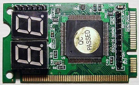 Mini PCI E Mini MiniPCI Debug Hardware CPU Mainboard Error Diagnostic Post Code Card