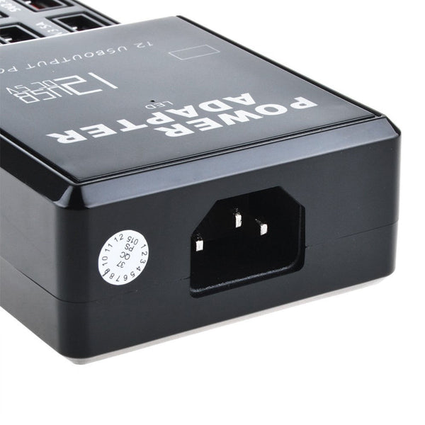 High Speed 12 Port USB Power Socket Charging Station Wall Charger Power Adapter