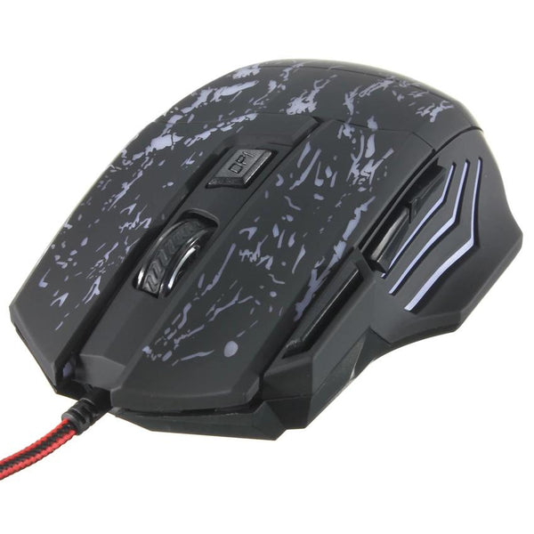 5500 DPI 7 Button LED Optical USB Wired Gaming Mouse Smart Mice PC Laptop Game