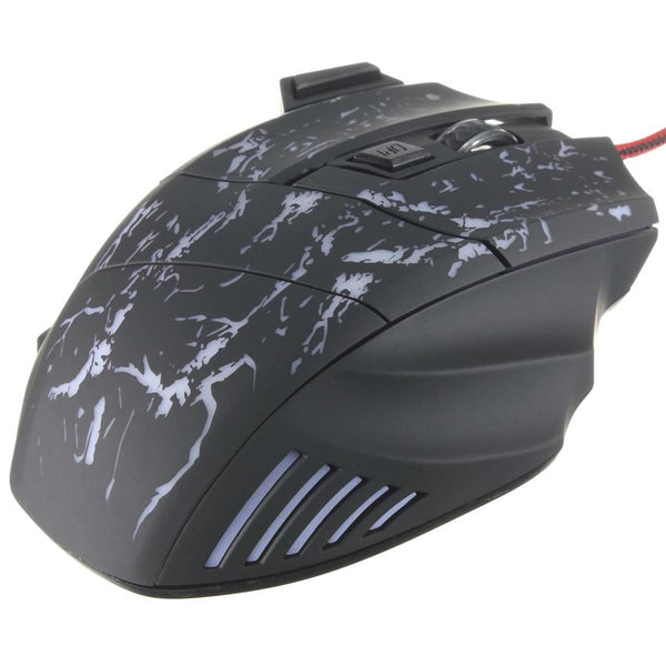 5500 DPI 7 Button LED Optical USB Wired Gaming Mouse Smart Mice PC Laptop Game