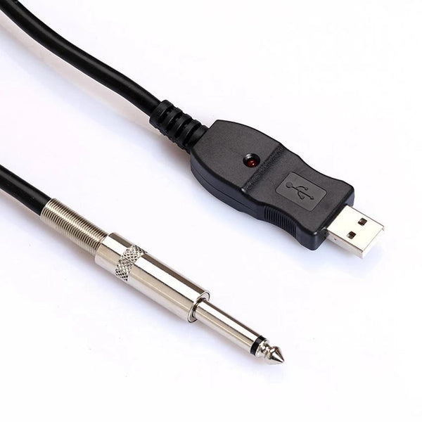 3m Guitar to PC USB Recording Cable Lead Adaptor Converter Connection Interface