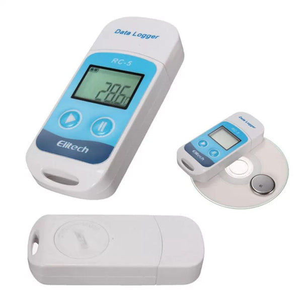 Practical Portable Recorder RC-5 Point Sensor USB Temperature Data Logger Thermo