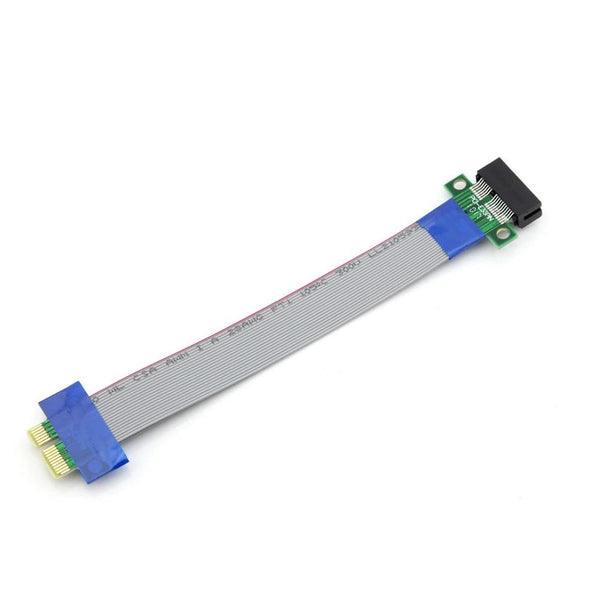 PCI-E Express PCIE PCI E 1X Riser Extender Card w/ FFC Flexible Cable 20cm