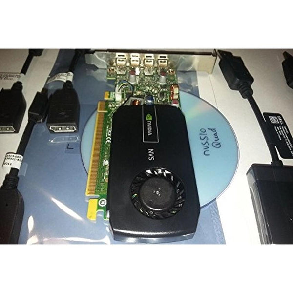 PCI Express NVIDIA NVS 510 Graphics Video Display Card 4x DP mDP-DP DP-DVI