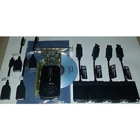 PCI Express NVIDIA NVS 510 Graphics Video Display Card 4x DP mDP-DP DP-DVI