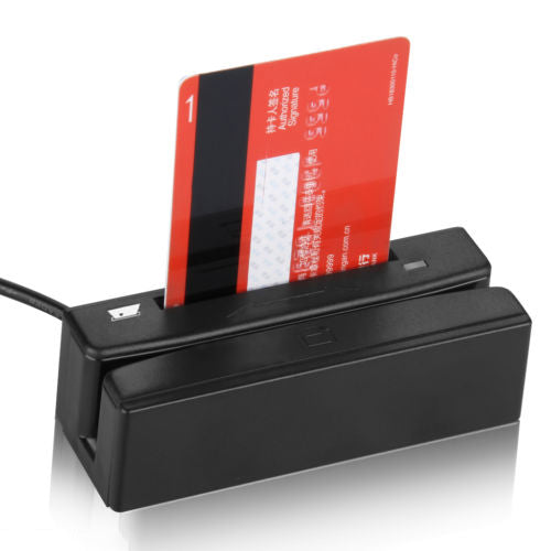 2 in 1 USB Track Magnetic Stripe Credit Card IC Chip RFID Reader Writer