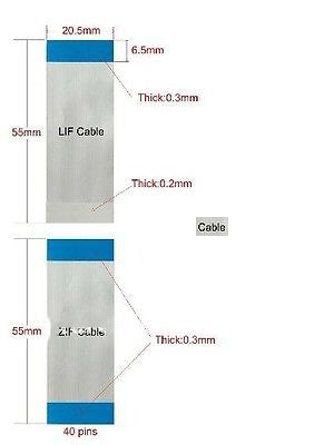 SD SDHC MMC Memory Card to 1.8" ZIF LIF CE SSD Adapter with 40pin ZIF LIF cable