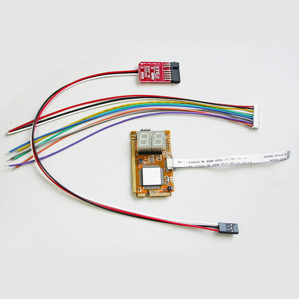 Laptop Notebook PCI-E Mini PCI E LPC I2C ELPC Diagnostic Post Code Tester Card