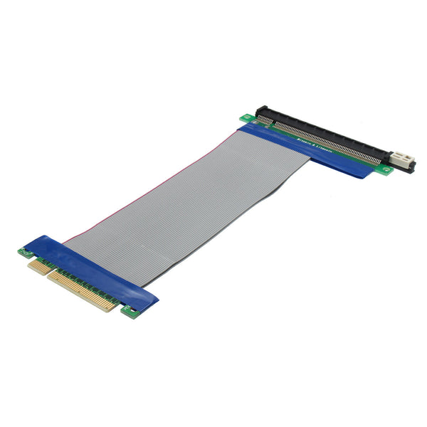 PCI-E PCIE PCI Express 8x to 16x Extension Cable Flex Ribbon 20cm Long