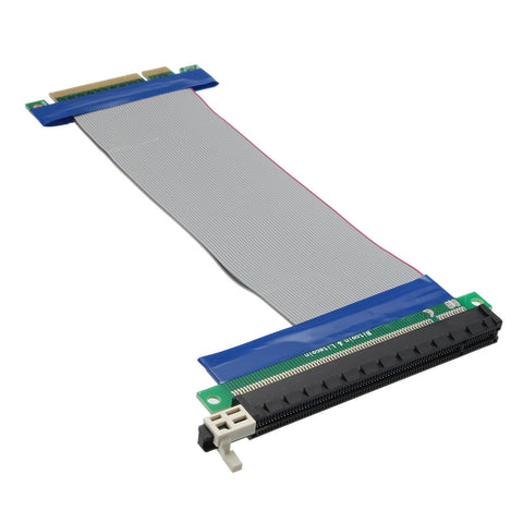 PCI-E PCIE PCI Express 8x to 16x Extension Cable Flex Ribbon 20cm Long