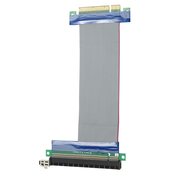PCI-E PCIE PCI Express 8x to 16x Extension Cable Flex Ribbon 20cm Long