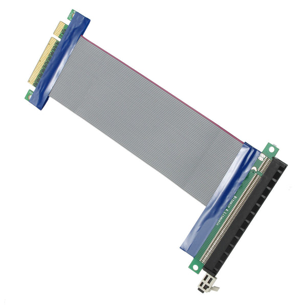 PCI-E PCIE PCI Express 8x to 16x Extension Cable Flex Ribbon 20cm Long