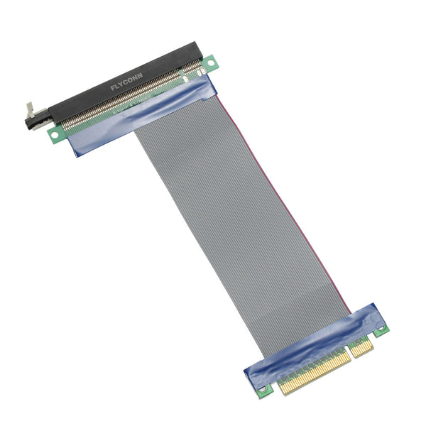 PCI-E PCIE PCI Express 8x to 16x Extension Cable Flex Ribbon 20cm Long