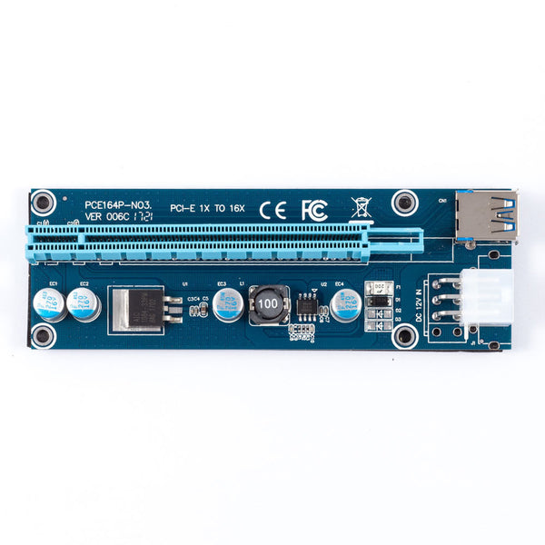 6 pcs PCIE PCI-E Express 16x To 1x 2x 4x 8x 16x Riser Card for bitcoin miner