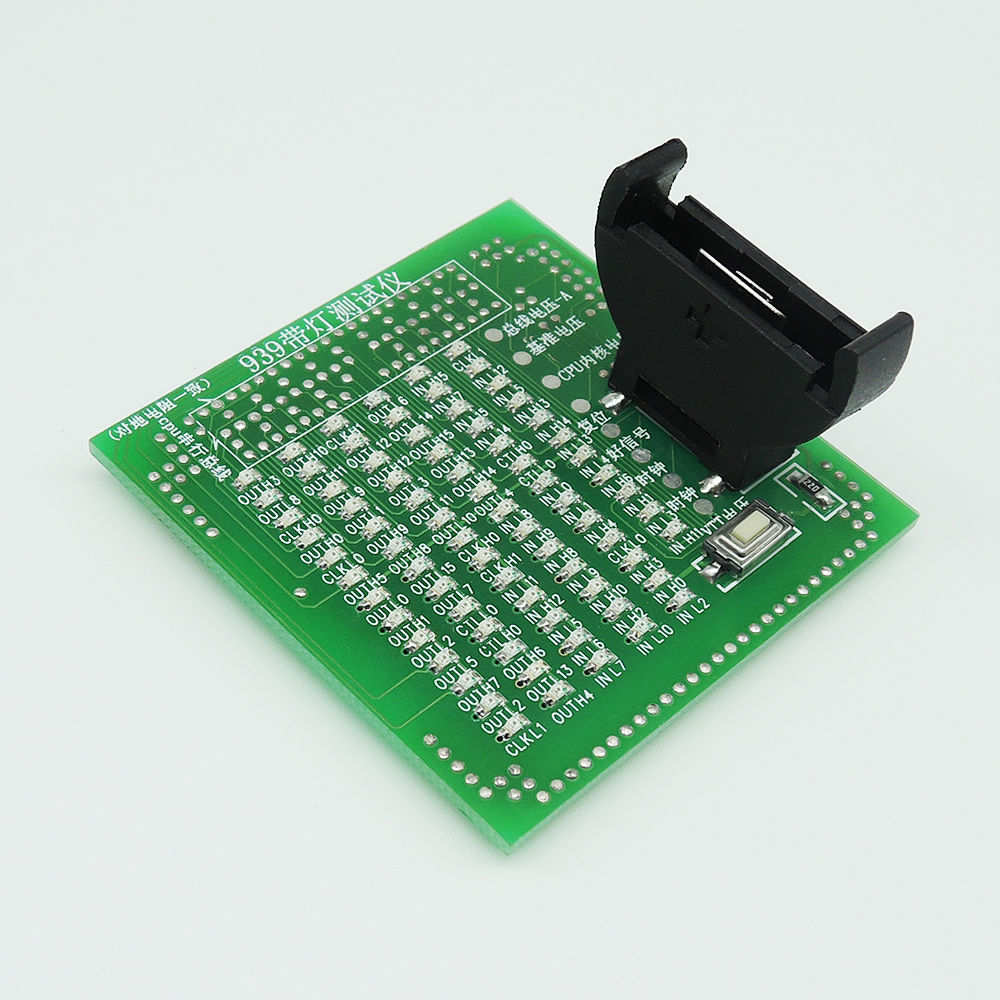 Test Desktop CPU 939 Socket Tester CPU Socket Analyzer Dummy Loading Load w/ LED