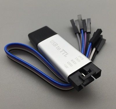 USB2.0 to TTL UART 5 PIN Module Serial Converter CP2102 STC PRGMR w/ Metal case