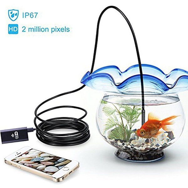Android iPhone 5M WIFI Leakage Inspection Camera Endoscope Waterproof Borescope