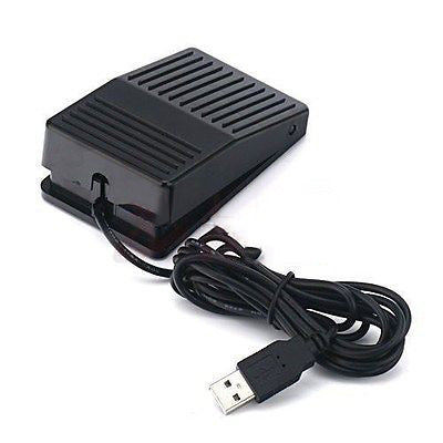 USB Foot Pedal Video Game Racing PC Control Controller Hands Free Camera switch