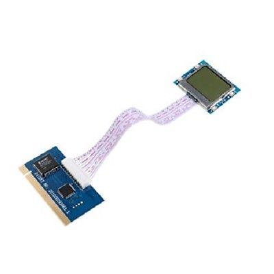 PCI Motherboard Diagnostic Tester Test Analyzer Post LCD Debug Card for Computer