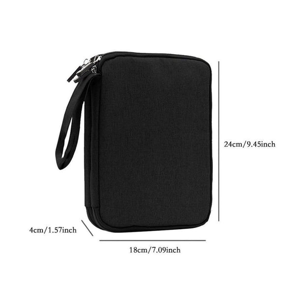 Travel Mobile Kit Case Big Capacity Storage Bag Digital Gadget USB Data Cable