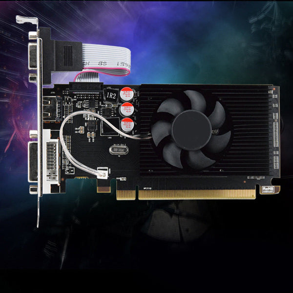 PCI Express GPU HD6450 2GB DDR3 HDMI Graphic Video Graphics Display Game Card