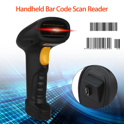 Bluetooth Wireless Laser USB Barcode Scanner Code Reader For Android IOS Windows