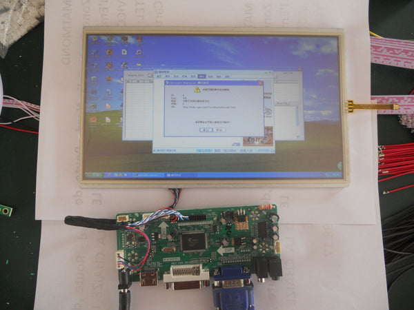 10.1" LCD Monitor VGA HDMI USB touch Screen Panel for POS Shop Query Terminals