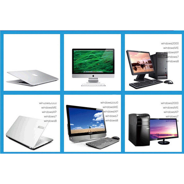 Slim External PC Laptop USB 3.0 DVD RW CD Writer Drive Disk Burner Reader Player