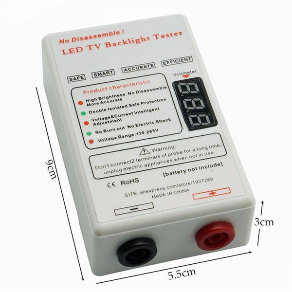 0-315 V Check TV LED Laptop Computer Backlight Tester For Repair LED Light Strip