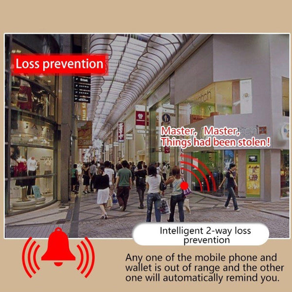 Smart Bluetooth Anti Lost Theft Wallet Leather Alarm GPS Locator Track Tracker