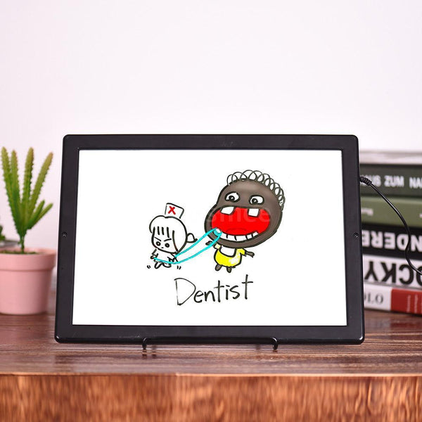 Home Digital USB Drawing Tablet Color Pen Writing Pad NotePad Handwriting Board