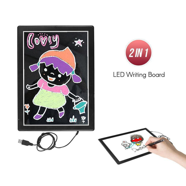 Home Digital USB Drawing Tablet Color Pen Writing Pad NotePad Handwriting Board