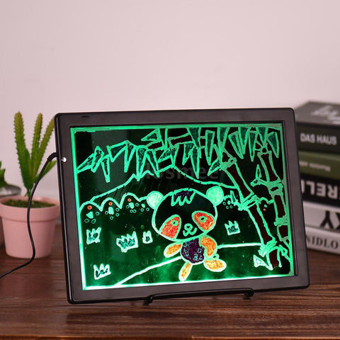 Home Digital USB Drawing Tablet Color Pen Writing Pad NotePad Handwriting Board