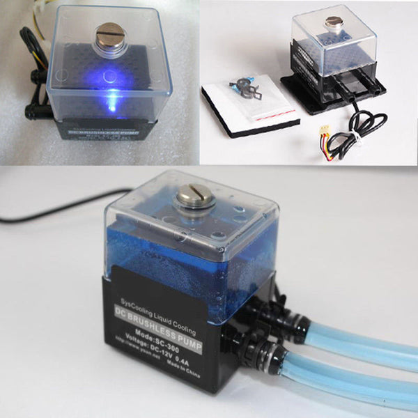 DC 12V Water Pump Set Kit For PC CPU Liquid Cooling Cooler Heat Exchanger System